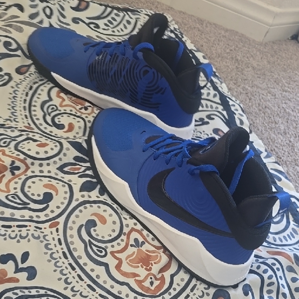 Kids Blue and Black Athletic Shoes